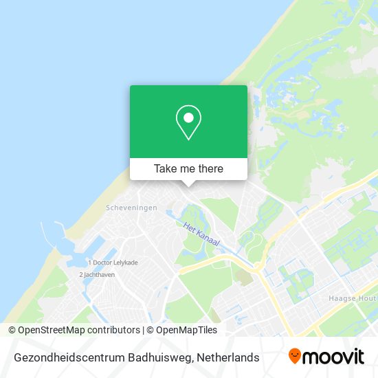 Gezondheidscentrum Badhuisweg Karte