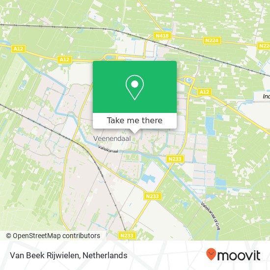 Van Beek Rijwielen map