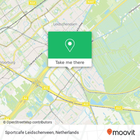 Sportcafe Leidschenveen map