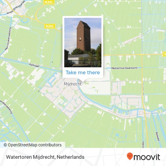 Watertoren Mijdrecht map