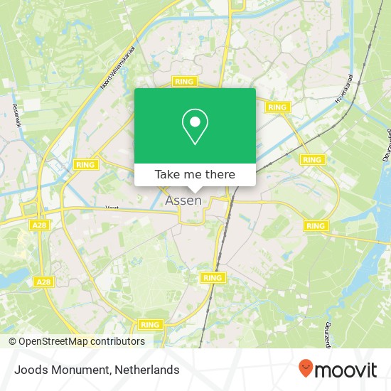 Joods Monument map