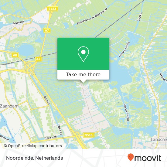 Noordeinde map