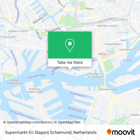 Supermarkt En Slagerij Schiemond map