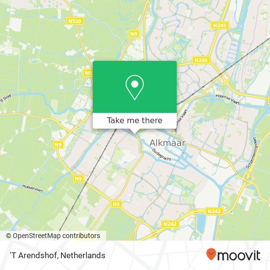 'T Arendshof map