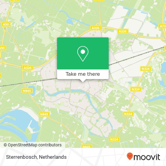 Sterrenbosch map