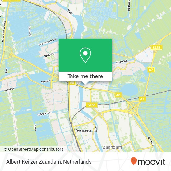 Albert Keijzer Zaandam Karte