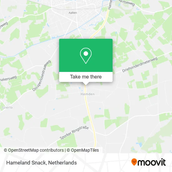 Hameland Snack map