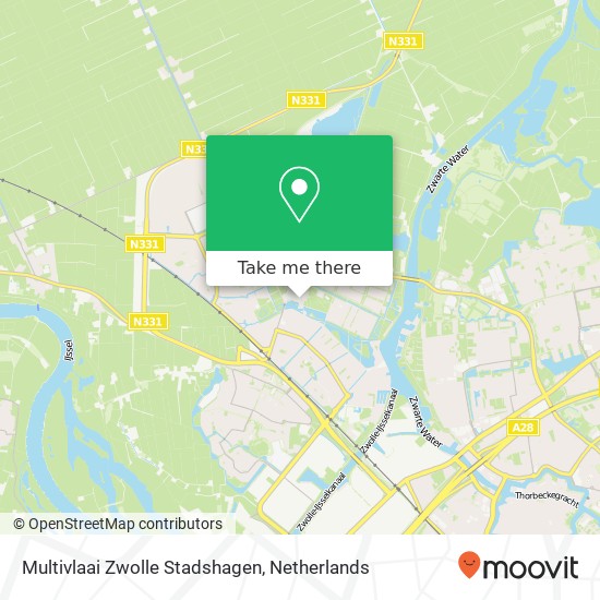 Multivlaai Zwolle Stadshagen map