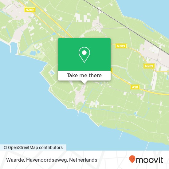 Waarde, Havenoordseweg map