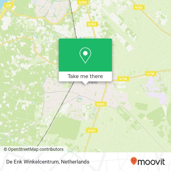 De Enk Winkelcentrum map