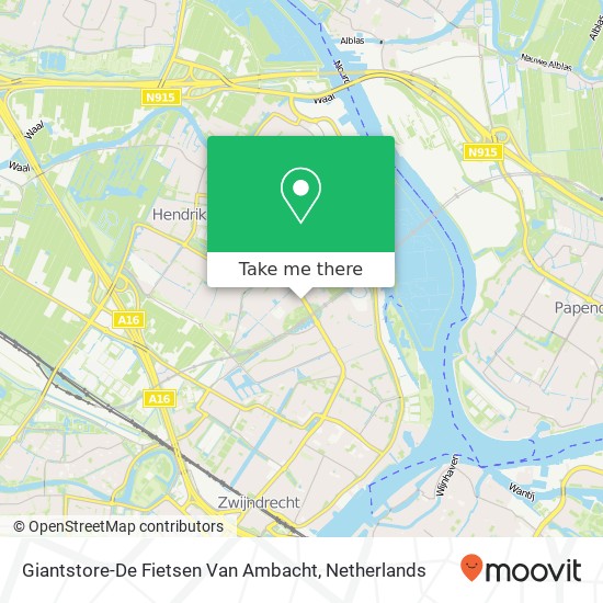 Giantstore-De Fietsen Van Ambacht map