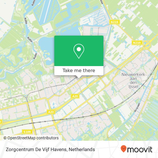 Zorgcentrum De Vijf Havens map