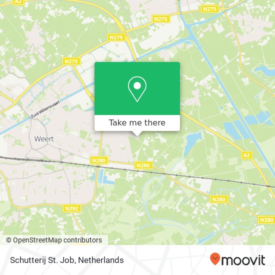 Schutterij St. Job map