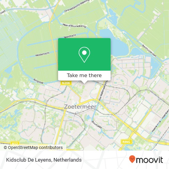 Kidsclub De Leyens map