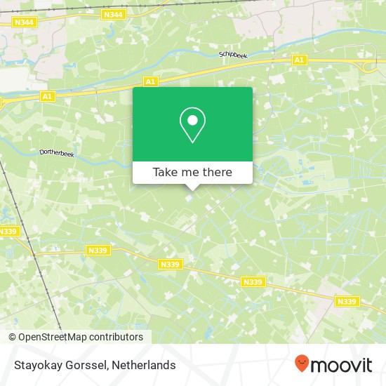 Stayokay Gorssel map