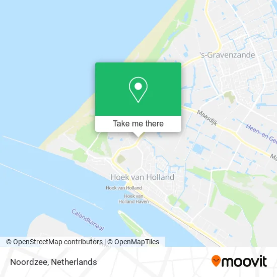 Noordzee map