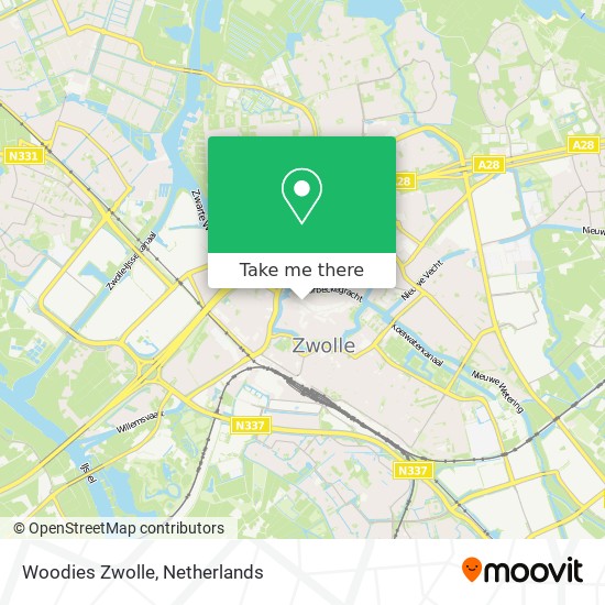 Woodies Zwolle Karte