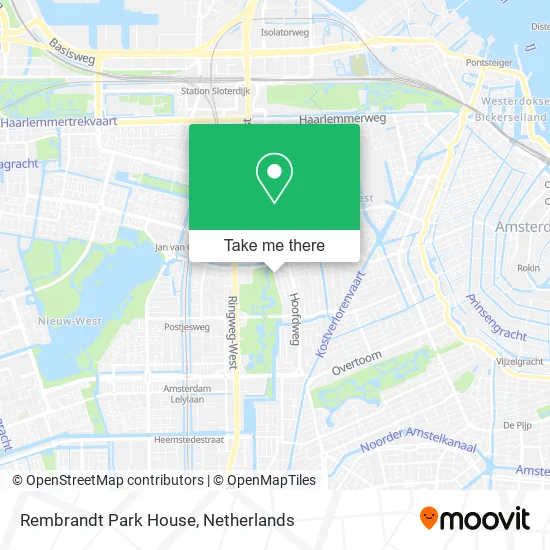 Rembrandt Park House map