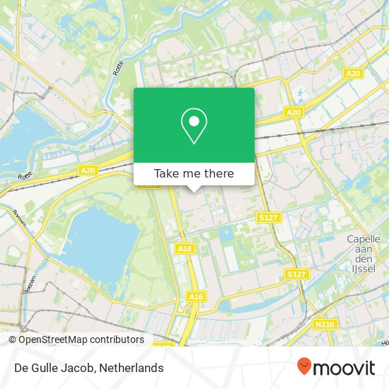 De Gulle Jacob map