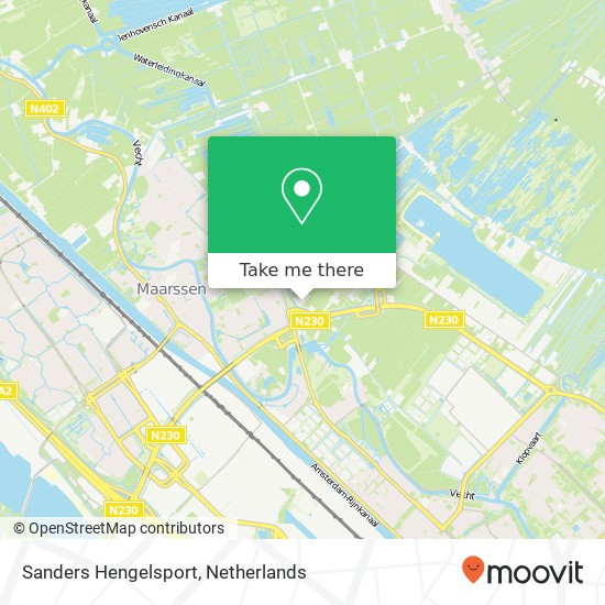 Sanders Hengelsport map