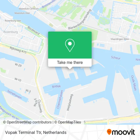 Vopak Terminal Ttr map