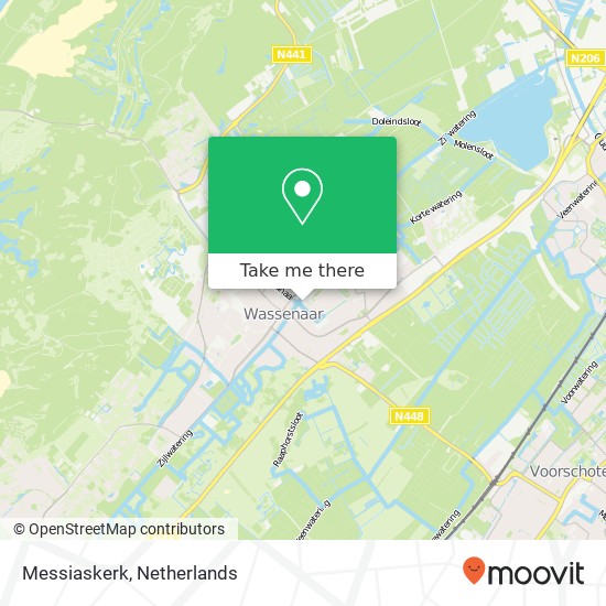 Messiaskerk map