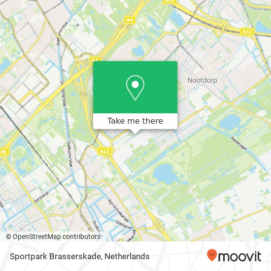 Sportpark Brasserskade map