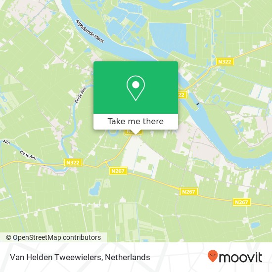 Van Helden Tweewielers map