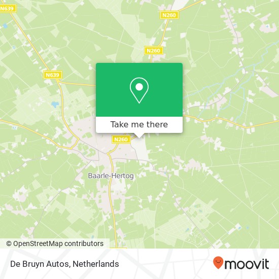 De Bruyn Autos map
