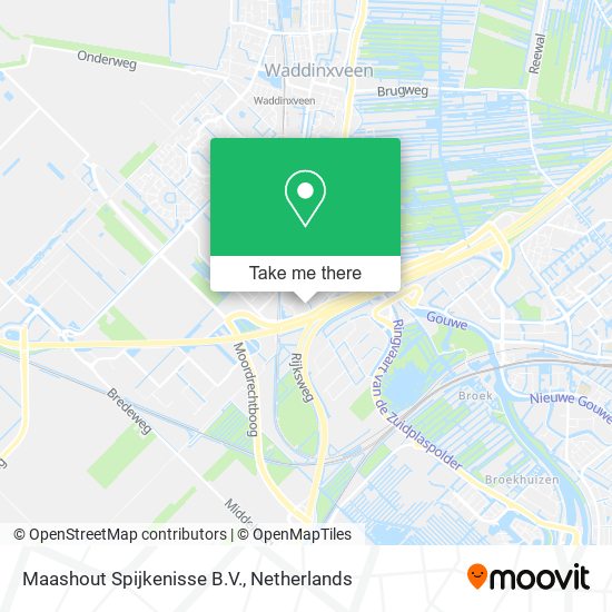 Maashout Spijkenisse B.V. map