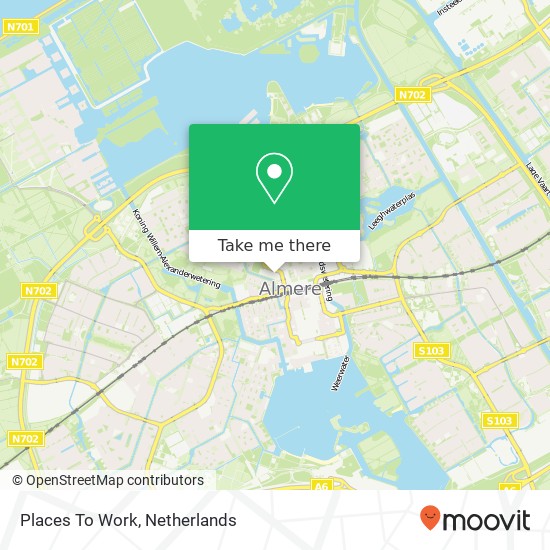 Places To Work Karte