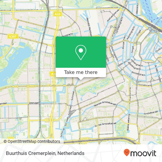 Buurthuis Cremerplein map