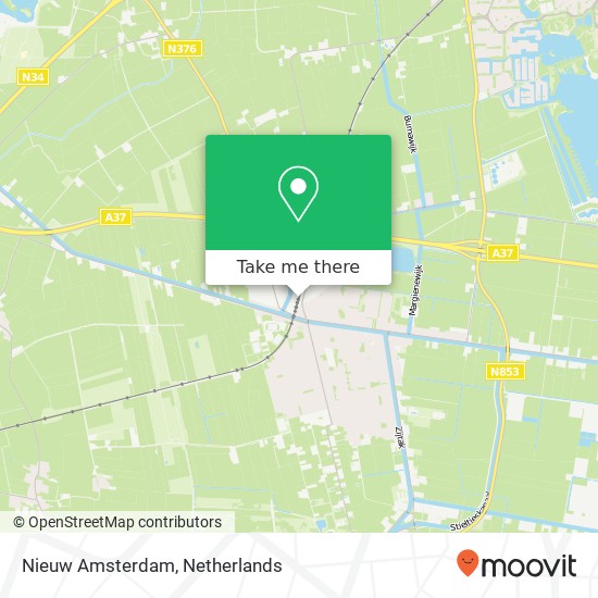 Nieuw Amsterdam Karte