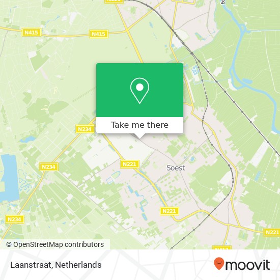 Laanstraat map