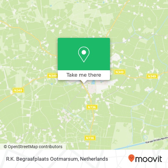 R.K. Begraafplaats Ootmarsum map