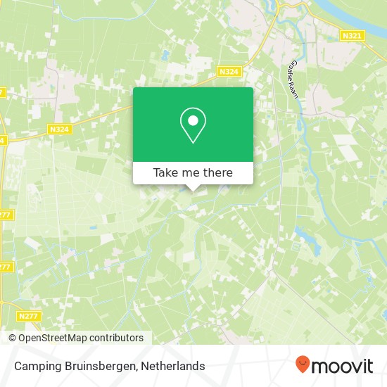 Camping Bruinsbergen map