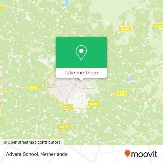 Advent School map