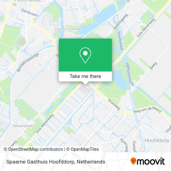 Spaarne Gasthuis Hoofddorp map