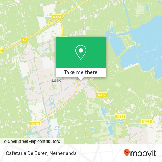 Cafetaria De Buren map