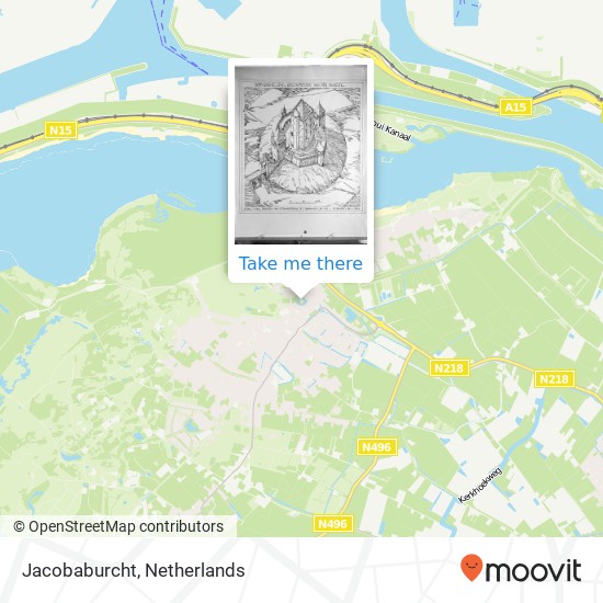 Jacobaburcht map