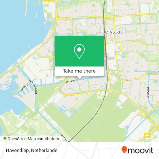 Havendiep map