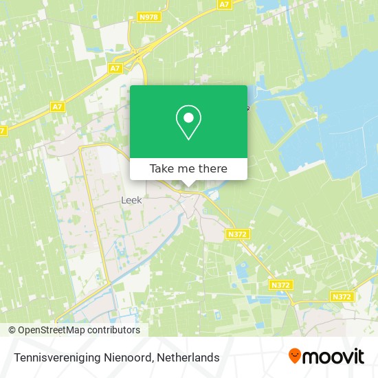 Tennisvereniging Nienoord map