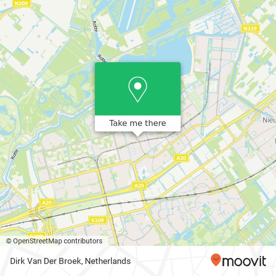 Dirk Van Der Broek map