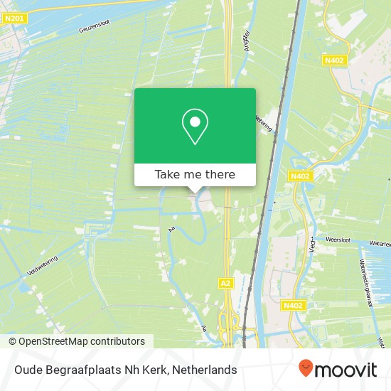 Oude Begraafplaats Nh Kerk map