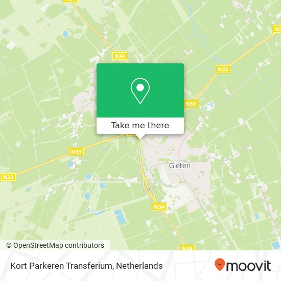 Kort Parkeren Transferium map