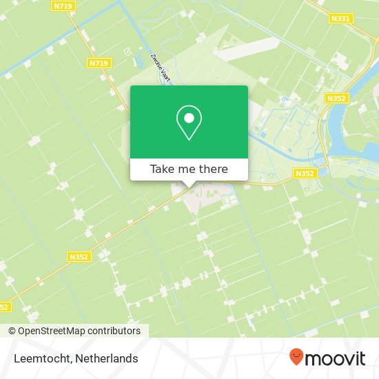 Leemtocht map