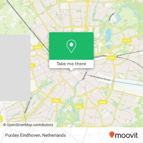 Purdey Eindhoven map