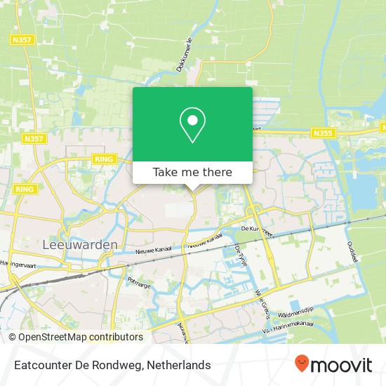 Eatcounter De Rondweg map