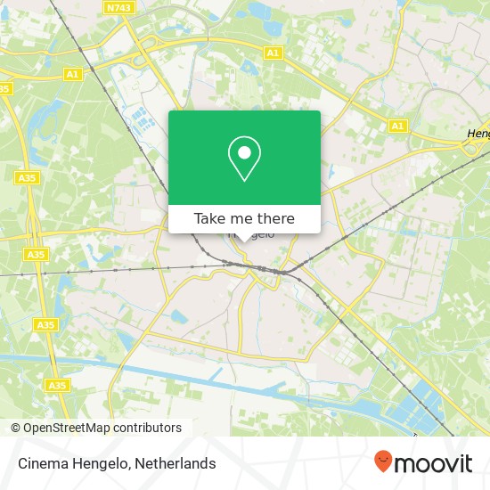 Cinema Hengelo map