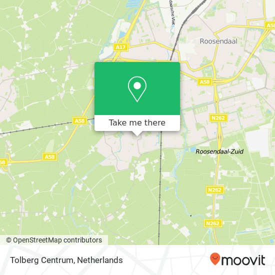 Tolberg Centrum map